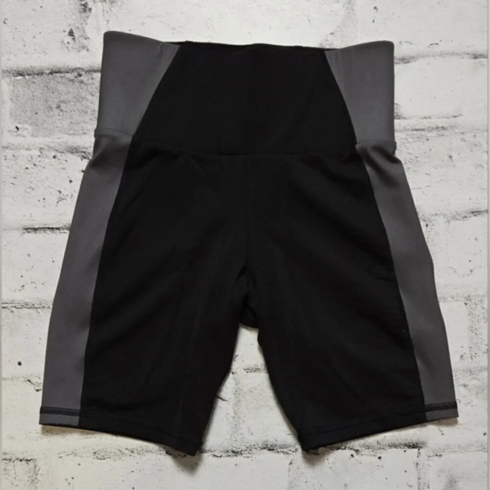 MICHI Vibe Bike Shorts - Black/Grey
